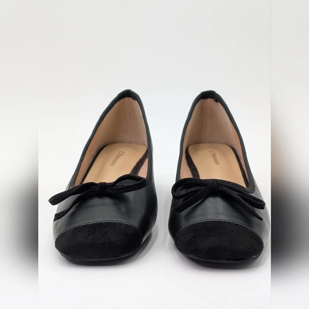 NWOT C. Paravano Toe Bowknot Ballet Flats Size US 8.5 EU 39 - Picture 15 of 16